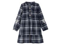 lupilu Flanellen kinder jurk (134, Marineblauw)