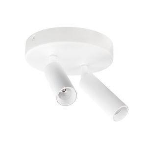 BC0026 LED-opbouwspot Koker 2x10W 2700K Dimbaar Wit