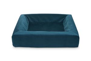 Bia bed royal fluweel hoes voor hondenmand petrol bia-50 60x50x12 cm