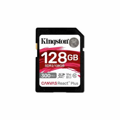 Micro SD kaart met adapter Kingston SDR2/128GB 128 GB 8K Ultra HD SDXC UHS-II
