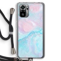 Fantasie pastel: Xiaomi Redmi Note 10S Transparant Hoesje met koord