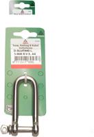 D-sluiting l-model 5mm rvs - Deltafix
