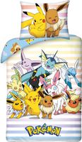 Pokémon Dekbedovertrek Catch &apos;Em All 140 x 200 cm (65 x 65cm)