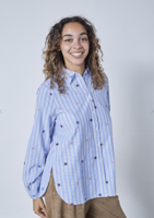 Sisters Point Blouse ISTEA-SH2 Blue stripe