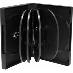 MediaRange BOX35-10 CD-doosje Dvd-hoes 10 schijven Zwart
