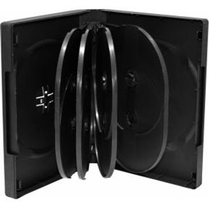 MediaRange BOX35-10 Dvd-hoes 10schijven Zwart CD-doosje