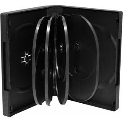 MediaRange BOX35-10 Dvd-hoes 10schijven Zwart CD-doosje