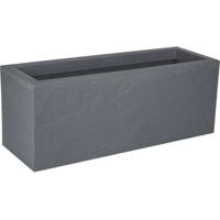 Eda Jardiniere Volcania'Up 57 L - Imitatie Stone Decor - 79,5 x 29,5 x 29,5 cm - Gralet Gray