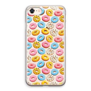 Pink donuts: iPhone 8 Transparant Hoesje