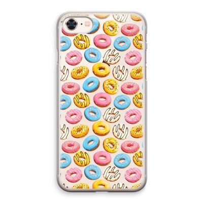 Pink donuts: iPhone 8 Transparant Hoesje