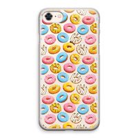 Pink donuts: iPhone 8 Transparant Hoesje