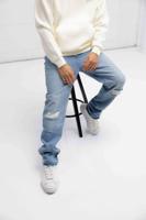 Equalité Flared Straight Fit Jeans Heren Blauw - Maat 26 - Kleur: Blauw | Soccerfanshop - thumbnail