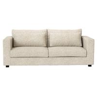 Leen Bakker - Bank Chelsea 3-zits - Poppy - Stof - Beige - 100x226x90 Cm