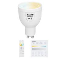 Milight dual white​ led lamp set met afstandsbediening 5w gu10