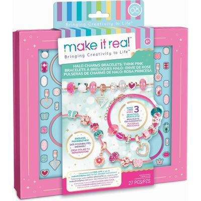 Make it Real armbandjes maken met stalenkrans bedels