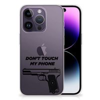 Apple iPhone 14 Pro Silicone-hoesje Pistol DTMP - thumbnail