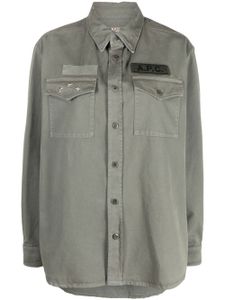 A.P.C. veste à détails de clous - Vert