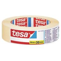 Afplaktape tesa economy 30mmx50m geel | 10 stuks