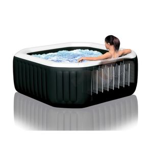 Intex - PureSpa Jet & Bubble Deluxe - Jacuzzi - 218 x 71 cm - Zwart