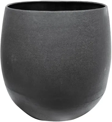 TS Collection Bloempot Stijn 36x34 cm Matzwart