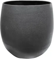 TS Collection Bloempot Stijn 36x34 cm Matzwart