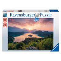Ravensburger legpuzzel meer van bled slovenie, 3000st.