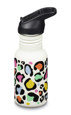 Klean Kanteen Kinder Drinkfles Classic Narrow - 355ml - Leopard Print