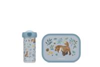 s2-delige Mepal lunchset campus forest friends lunchbox + schoolbeker