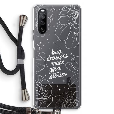 Good stories: Sony Sony Xperia 10 III Transparant Hoesje met koord