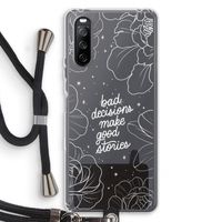 Good stories: Sony Sony Xperia 10 III Transparant Hoesje met koord