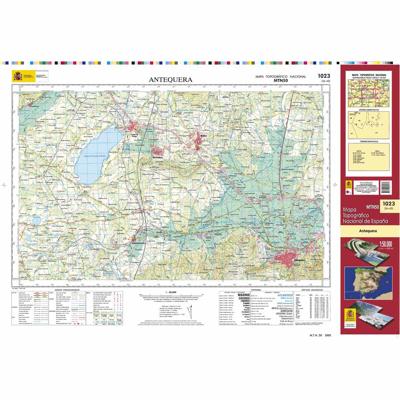 Topografische kaart 1023 MT50 Antequera | CNIG - Instituto Geográfico Nacional1