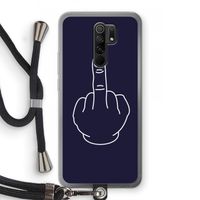 F**k U: Xiaomi Redmi 9 Transparant Hoesje met koord