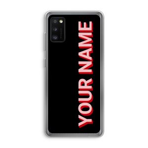 Namecase: Samsung Galaxy A41 Transparant Hoesje