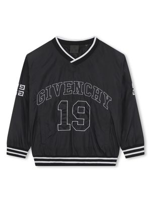 Givenchy Kids sweat à logo brodé - Noir