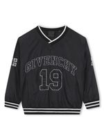 Givenchy Kids sweat à logo brodé - Noir