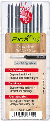 Pica Navulling grafiet H 4050 Dry, 10st.