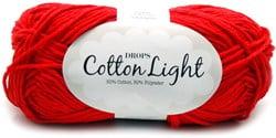 Drops Cotton Light Uni Colour 032 Rood