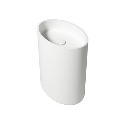 Vrijstaande Waskom Zenon Elipse 60x42 cm Glacier White Zenon