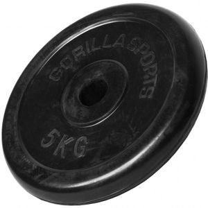 Halterschijf 5 kg Rubber