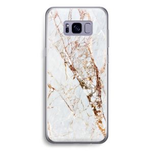 Goud marmer: Samsung Galaxy S8 Plus Transparant Hoesje