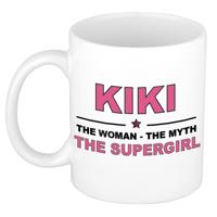 Kiki cadeau mok - Woman Myth Supergirl - naam koffiemok - 300 ml - collega - moederdag