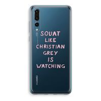 Christian Grey: Huawei P20 Pro Transparant Hoesje