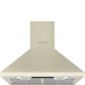 Smeg KSED65PE afzuigkap Muurmontage Crème 635 m³/uur B