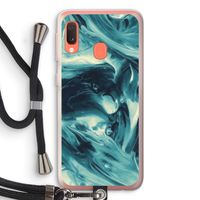 Dreaming About Whales: Samsung Galaxy A20e Transparant Hoesje met koord