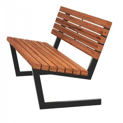 Moderne Tuinbank Met Rugleuning Siesta - 150 CM - ThermoWood®