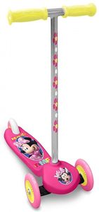 Disney Minnie Mouse 3 wiel Kinderstep Voetrem Meisjes Roze/Zilver