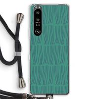 Swirls: Sony Xperia 1 III Transparant Hoesje met koord
