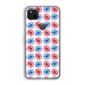 Klaproosjes: Google Pixel 4a Transparant Hoesje