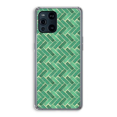 Moroccan tiles 2: Oppo Find X3 Pro Transparant Hoesje