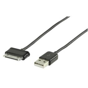 Diverse Data en Oplaadkabel Samsung 30-Pins Male - USB A Male kabel 1 meter